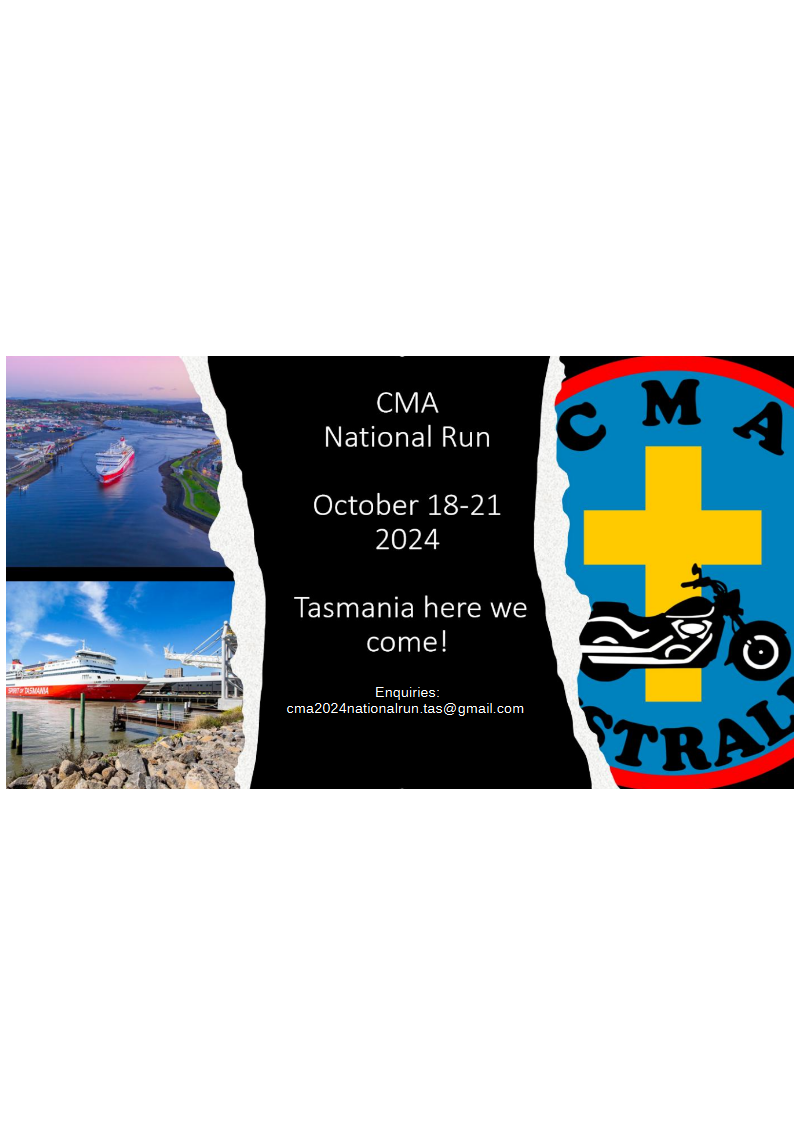 2024 National Run 18th 21st October 2024 CMA Tasmania   Jan24flyer 